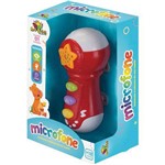 Baby Microfone com Projeção de Céu Vermelho 60083 - Art Brink
