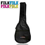 Bag Luxo Acolchoada para Violão Folk Mochila