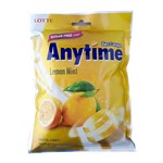 Bala Coreana de Xylitol Anytime Limão - Lotte 74g