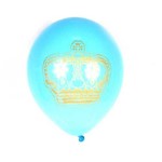 Balão Balloontech Coroa Azul Nº10 com 25 Unidades