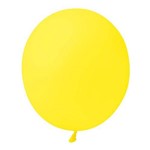 Balão Bexiga São Roque Liso Amarelo Citrino N7 -45 Pacotes