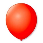 Balão Bexiga São Roque Liso Vermelho Quente N7 -40 Pacotes