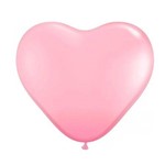 Balão Coração Rosa Tamanho 10 C/25 - Pic Pic