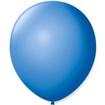 Balão de Látex Liso Azul Turquesa 7 Polegadas com 50 Un.