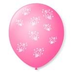 Balão de Látex Rosa Tutti Frutti com Foguetinhos 9” - 25un São Roque