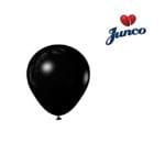 Balão Liso Preto N70 Junco com 50 Unidades