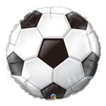 Balão Metalizado 36 Pol - Bola de Futebol - Qualatex