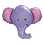 Balão Metalizado 39 Polegadas - Ellie o Elefante - Qualatex