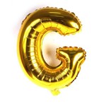 Balão Metalizado Letra G Dourado