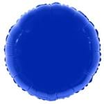 Balão Metalizado Redondo 56cm Azul Escuro Funny Fashion