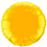 Balão Metalizado Redondo 9 Polegadas - 23 Cm Ouro