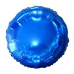 Balão Metalizado Redondo Azul 18" Mundo Bizarro 0497