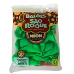 Balão São Roque Neon N°9 C/25un Verde