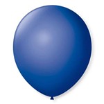 Balão São Roque Número 9 Azul Cobalto 50 Unidades