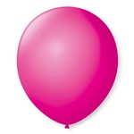 Balão São Roque Número 7 Rosa Shock 50 Unidades
