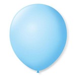 Balão São Roque Número 9 Azul Baby 50 Unidades