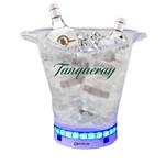 Balde de Gelo com LED Transparente Acrílico PS 5L Tanqueray