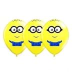Balões Bexiga Personalizado do Tema Minions - 100 Unidades