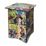 Banco Mdf Hq Quadrinhos os Vingadores Marvel Aguenta 120 Kg