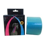 Bandagem Aktive Sport Tape Kinesiology - 5cm X 5m - Azul