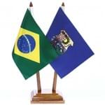 Bandeira de Mesa Brasil e Belém 6411PM