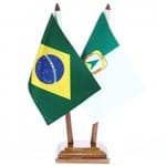 Bandeira de Mesa Brasil e Cuiabá 6415PM