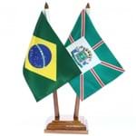 Bandeira de Mesa Brasil e Goiânia 6419PM