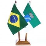 Bandeira de Mesa Brasil e Natal 6424PM