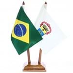 Bandeira de Mesa Brasil e Porto Alegre 6426PM