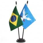 Bandeira de Mesa Brasil e Salvador 6514PP