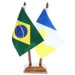 Bandeira de Mesa Brasil e Tocantins 6491PM