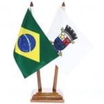 Bandeira de Mesa Brasil e Vitória 6435PM