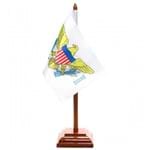 Bandeira de Mesa Ilhas Virgens Americanas 6538PM