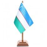 Bandeira de Mesa Uzbequistão 6646PM