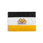 Bandeira Licenciados Futebol Criciúma 4 Pano (256x180) Branca/Amarela