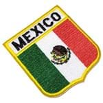 Bandeira México BEIN019 Patch Bordado para Farda Jaqueta