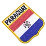 Bandeira Paraguay Patch Bordado BEIN020