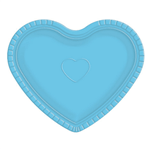 Bandeja Coração Azul - 30cm X 35cm - Unidade