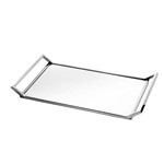 Bandeja de Aço Inox C/Espelho Mirror 40X20,5Cm