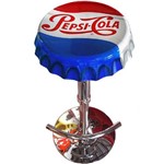 Banqueta Giratória Tampa de Garrafa Pepsi Cola