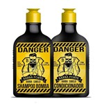 Barba Forte Danger Kit Shampoo + Condicionador Bomba - 2x 170ml