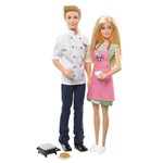 Barbie Cozinhando e Criando Barbie e Ken - Mattel