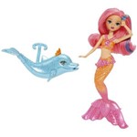 Barbie e a Sereia das Pérolas Mini Sereia Rosa e Laranja - Mattel