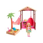 Barbie Explorar e Descobrir Barraca de Praia Chelsea - Mattel Barbie Explorar e Descobrir Barraca de Praia Chelsea -Mattel