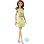 Barbie Fashion com Anel Vestido Verde Dgx63