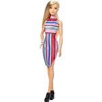 Barbie Fashionista Vestido Listras - Mattel
