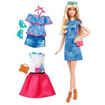 Barbie Luxo Fashionistas Azul - Mattel Dtf06
