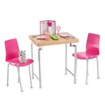 Barbie Moveis Basicos - Mesa e Cadeiras