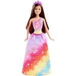 Barbie Princesa Penteados Mágicos Princesa Rainbow Fashion - Mattel