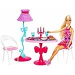Barbie Real Móvel com Boneca - Mesa de Jantar